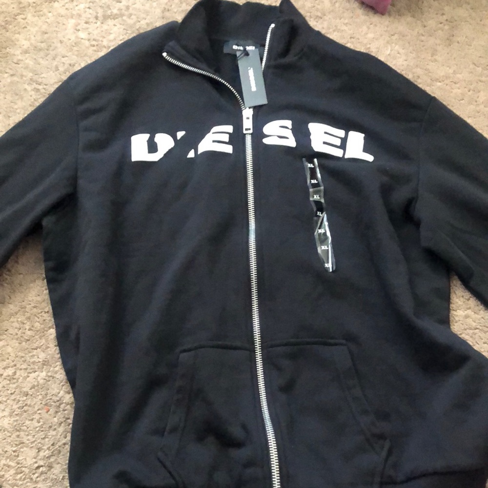 Diesel zip up jacket. NWT!